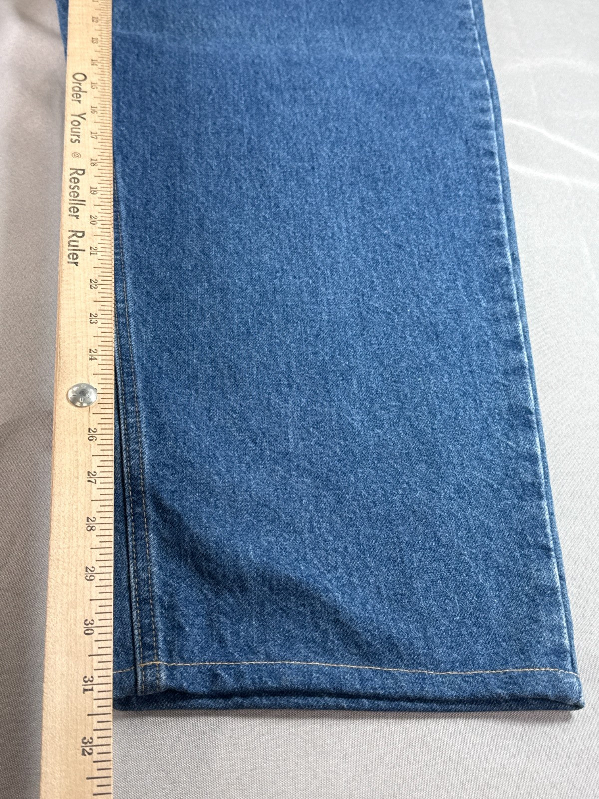Carhartt B17 DST Jeans Men’s 46x32 Relaxed Fit Blue Denim Workwear Pants
