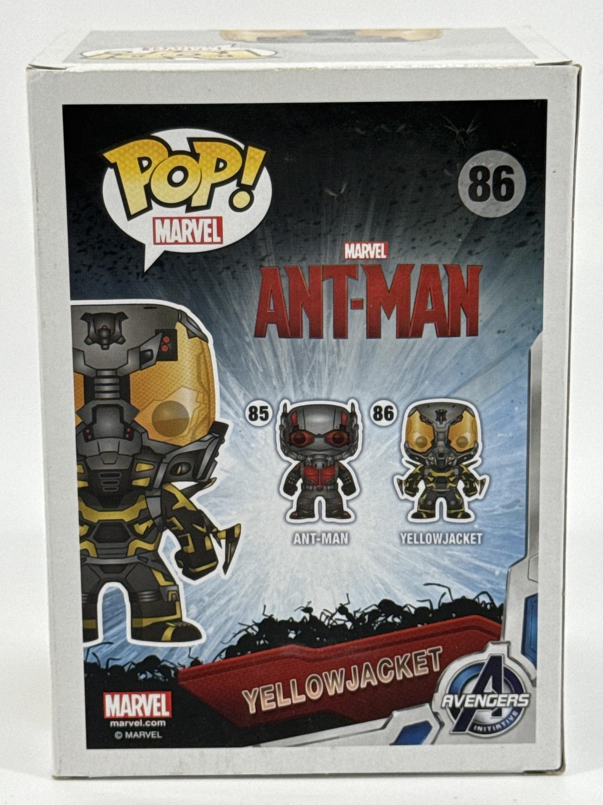 Funko Pop Marvel Ant-Man Yellowjacket #86 Vinyl Bobble Head Figure Movie MCU