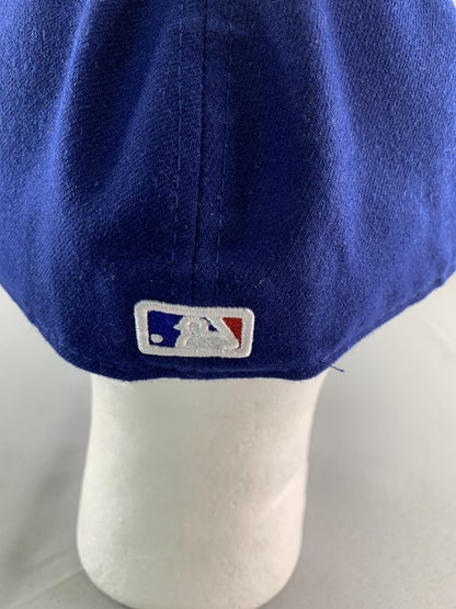 Chicago Cubs Hat Cap Fitted Mens 7 7/8 Blue Red MLB Baseball 59FIFTY New Era 62