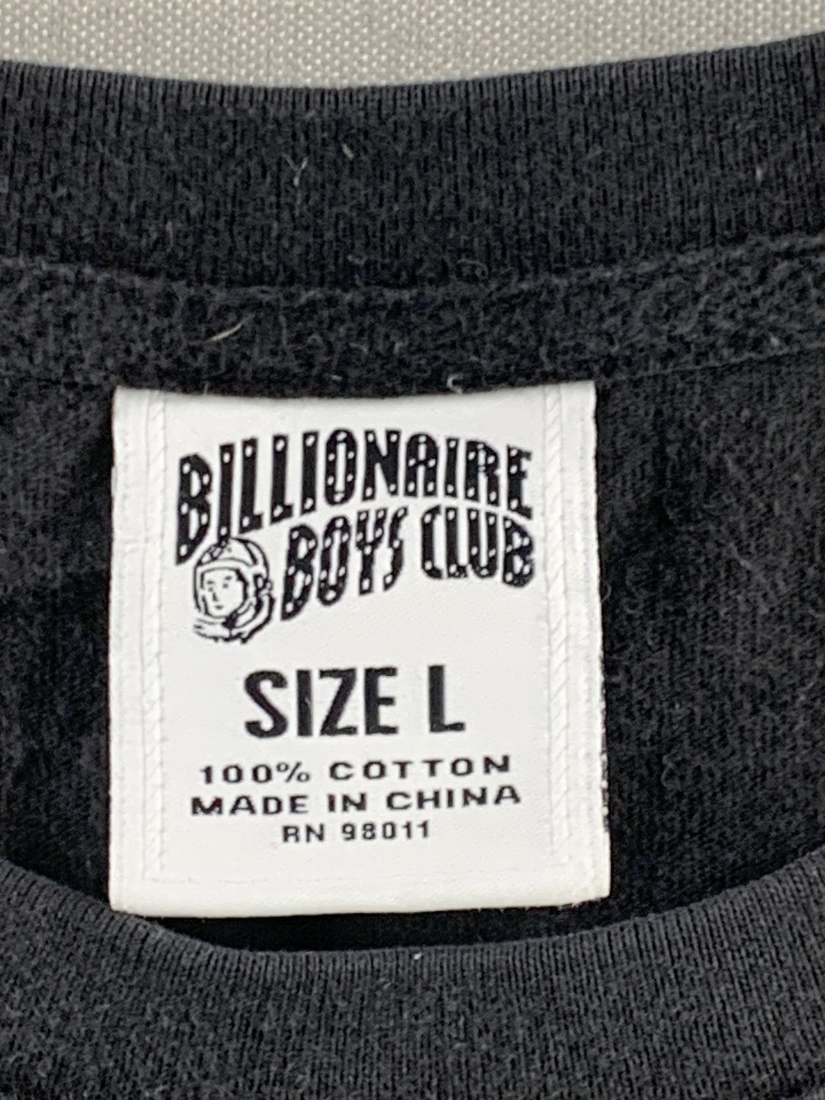 Billionaire Boys Club Shirt Mens Large Black Helmet Logo Graphic Tee 2003 Cotton