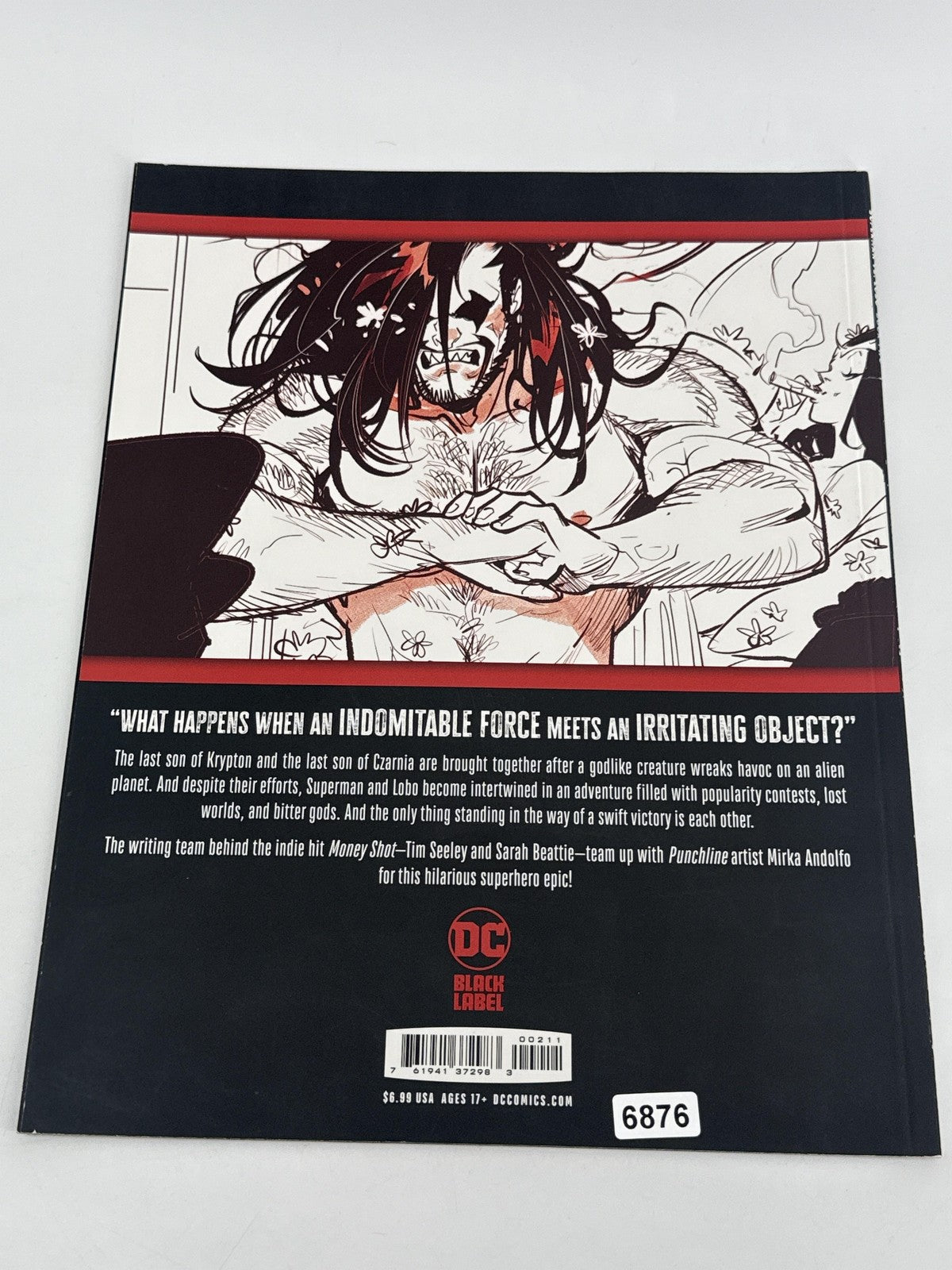 DC Comics Superman Vs Lobo Book Two #2 Black Label 2021 Comic DCU Batman Seeley