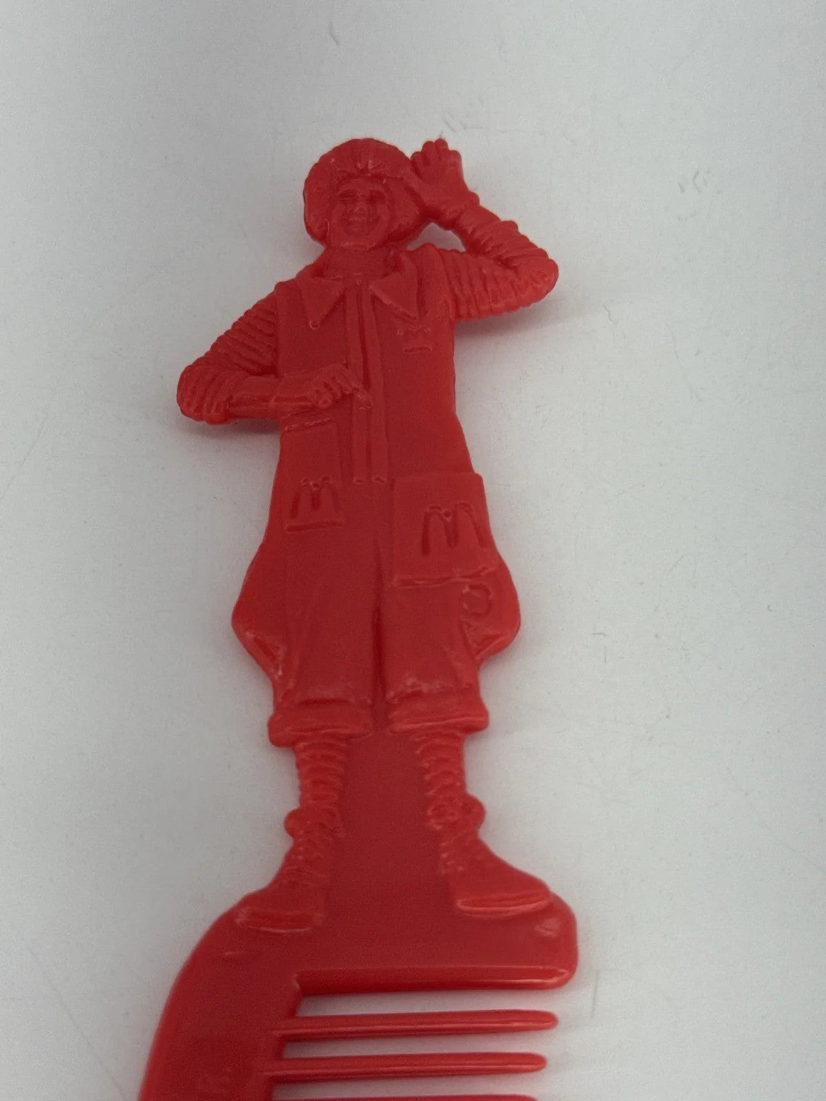 1980 McDonald’s Ronald McDonald Red Comb Happy Meal Toy USA Made Vintage VTG
