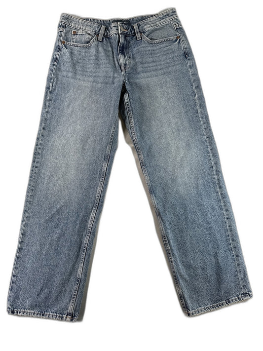 Aéropostale 90s High Rise Straight Leg Jeans 10 REG Womens REG Blue Denim Faded