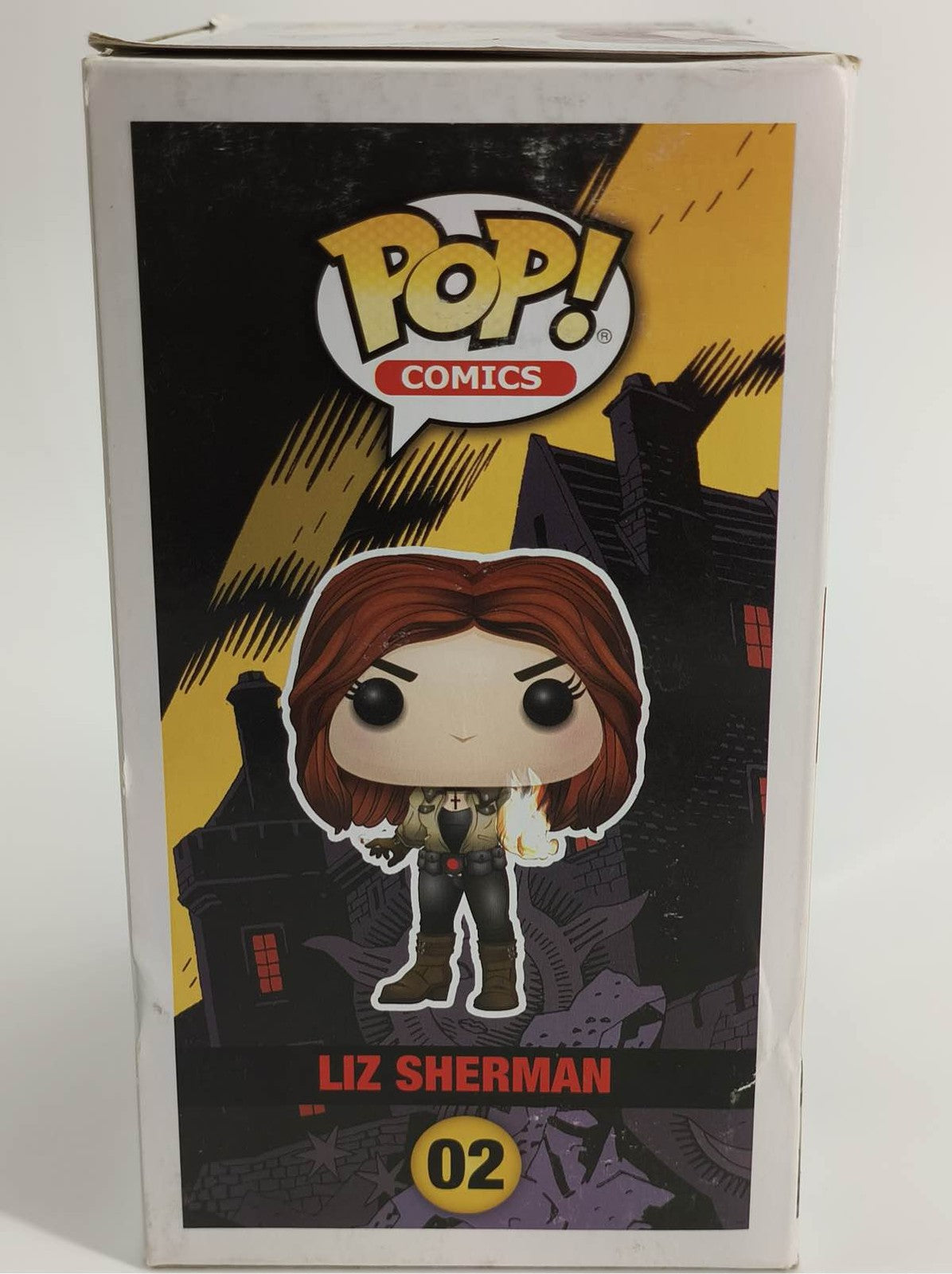 Funko Pop Hellboy Liz Sherman #02 Vinyl Figure Comics Series 2017 Pre-Owned Boxe
