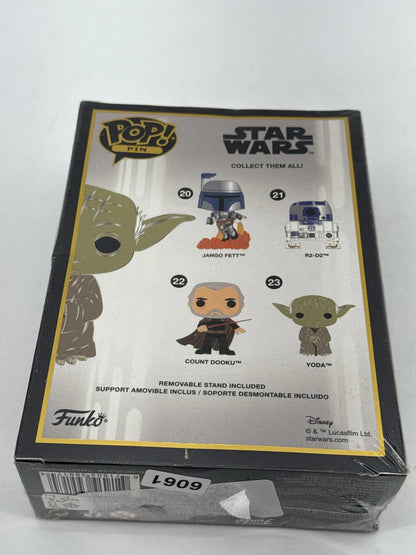 Funko POP! Pin Star Wars Yoda Enamel Pin #23 Disney Collectible Sealed Red NWT