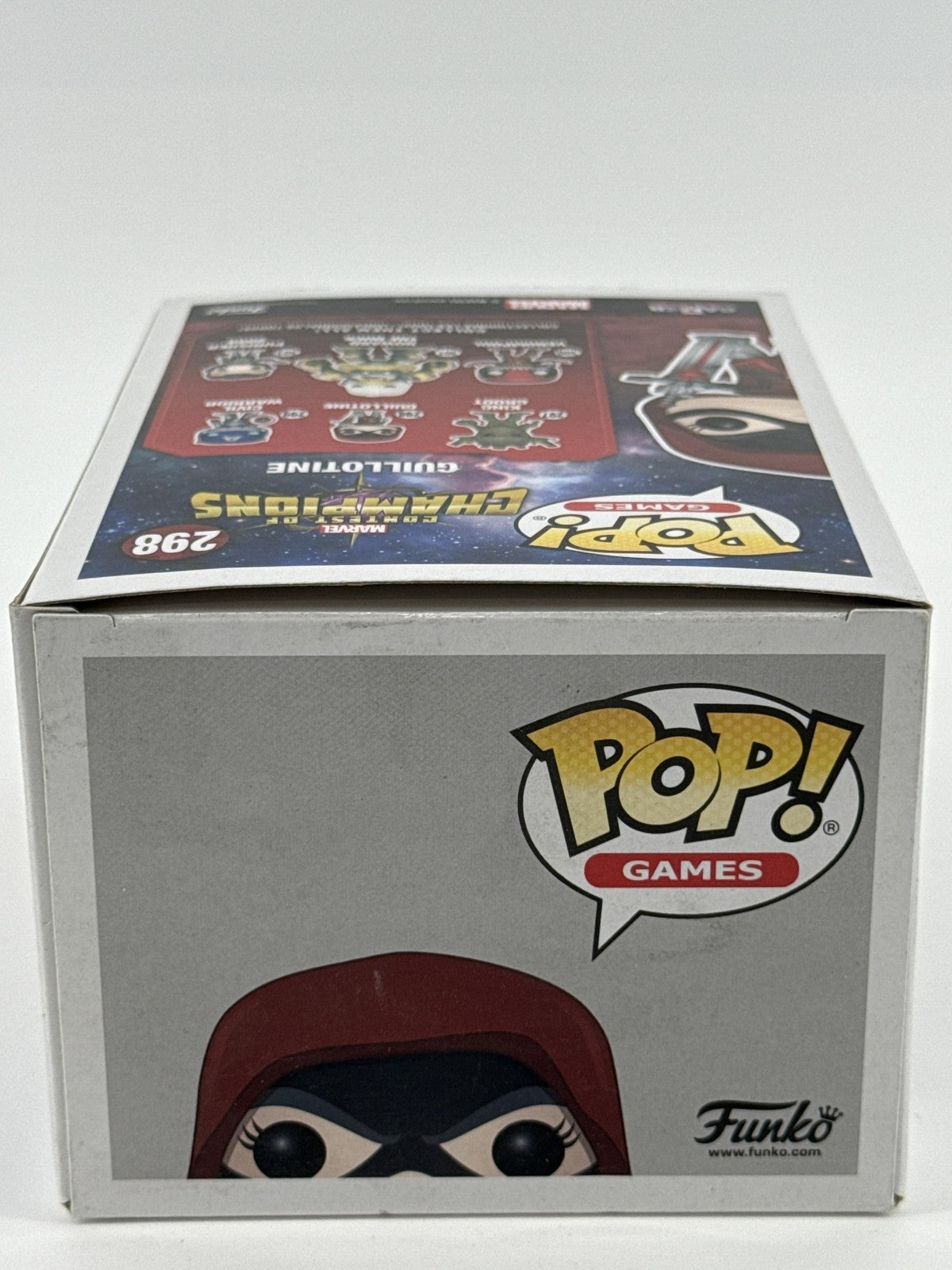 Funko Pop Games Marvel Contest Of Champions Guillotine 298 Figure Red Vinyl Box
