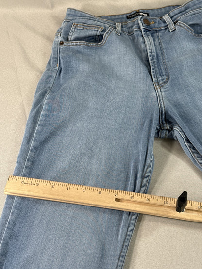 Fashion Nova P5215 AL Jeans 15 Light Blue Denim Slim Fit High Rise Stretch Women