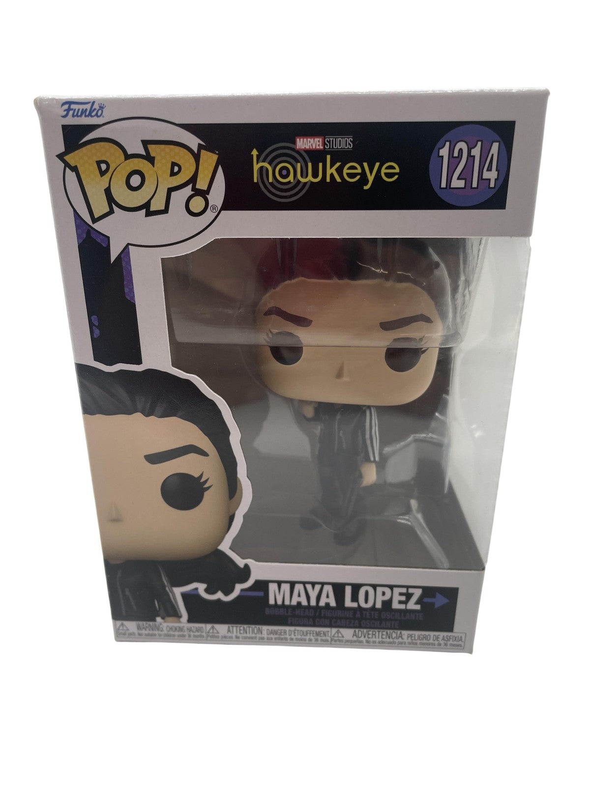 Funko Pop Marvel Hawkeye Maya Lopez #1214 Vinyl Figure Standard Black Common