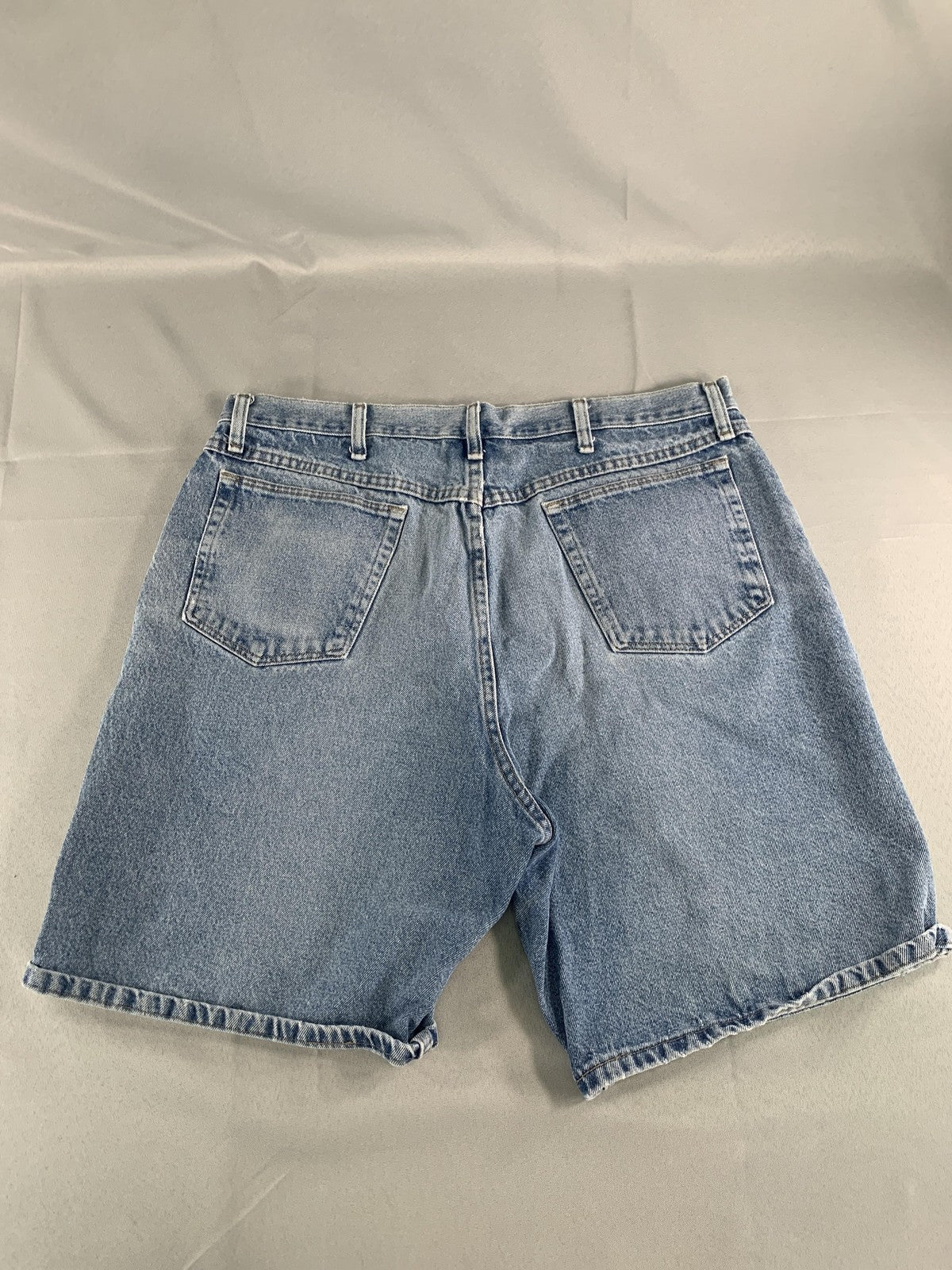 Wrangler Shorts Mens 38 Blue Denim Casual Classic 5 Pocket Relaxed Fit Cotton