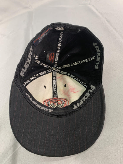 Draconis Obscuro Hat Cap Fitted Mens Black Red Dragon Embroidered 59 Comperio