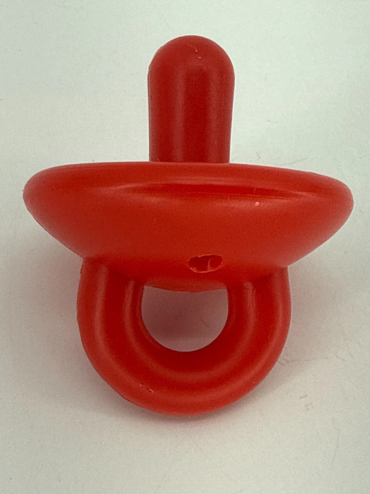 Vintage Red Maggie Simpson Style Pacifier Accessory Toy Prop Gag Cosplay 90s