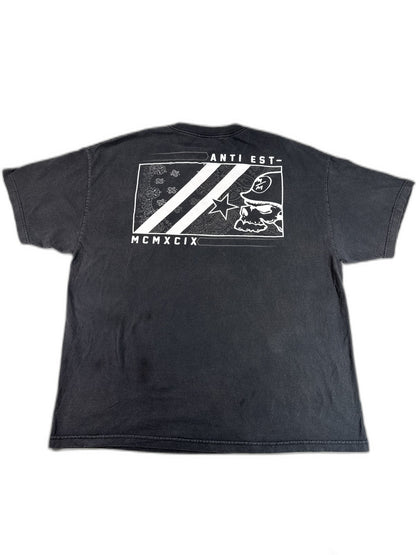 Metal Mulisha Skull Graphic Tee XXL Black 100% Cotton Regular Fit Short Y2K