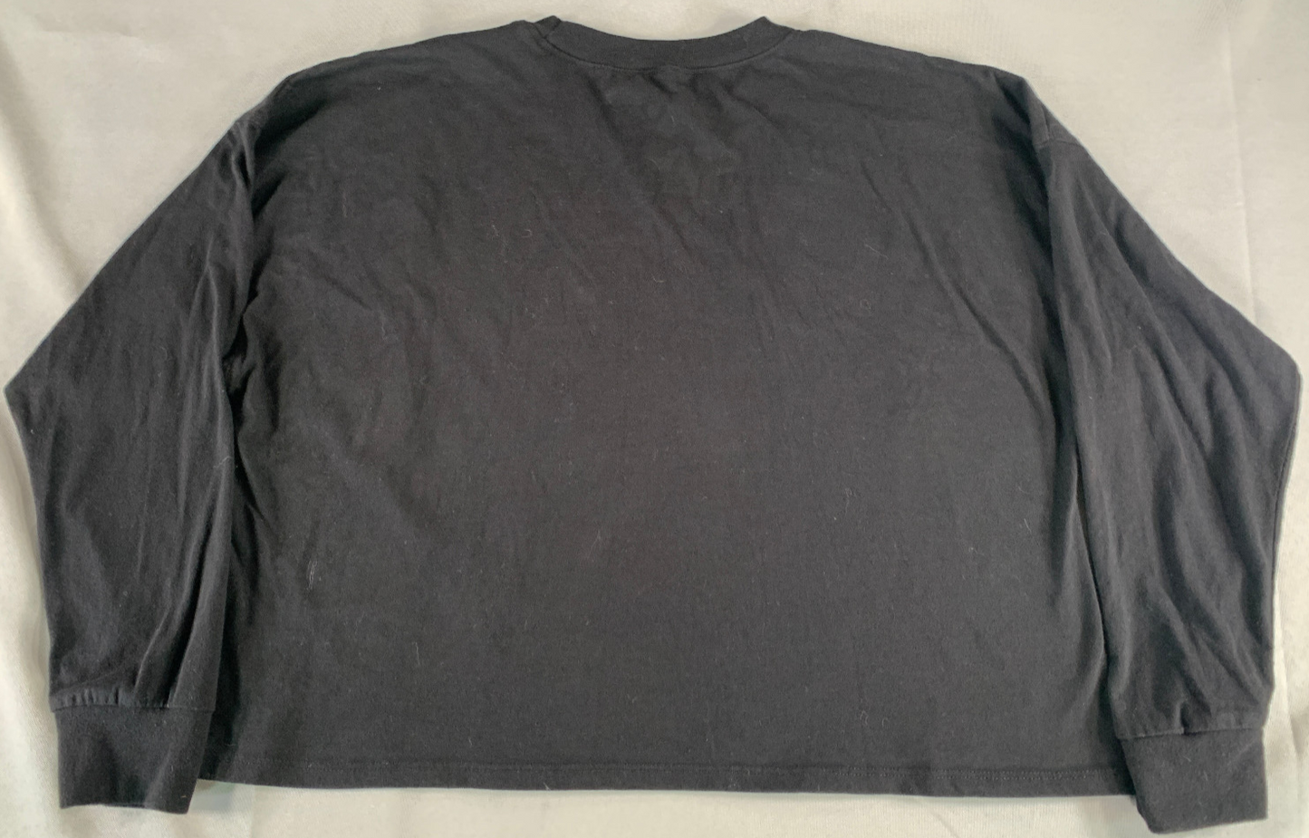 Disney Mickey Mouse Halloween Shirt L Black Spider Web Graphic Long Sleeve Tee