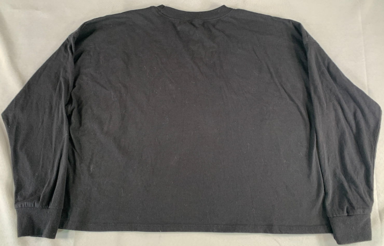 Disney Mickey Mouse Halloween Shirt L Black Spider Web Graphic Long Sleeve Tee
