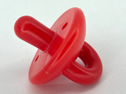 Vintage Red Maggie Simpson Style Pacifier Accessory Toy Prop Gag Cosplay 90s