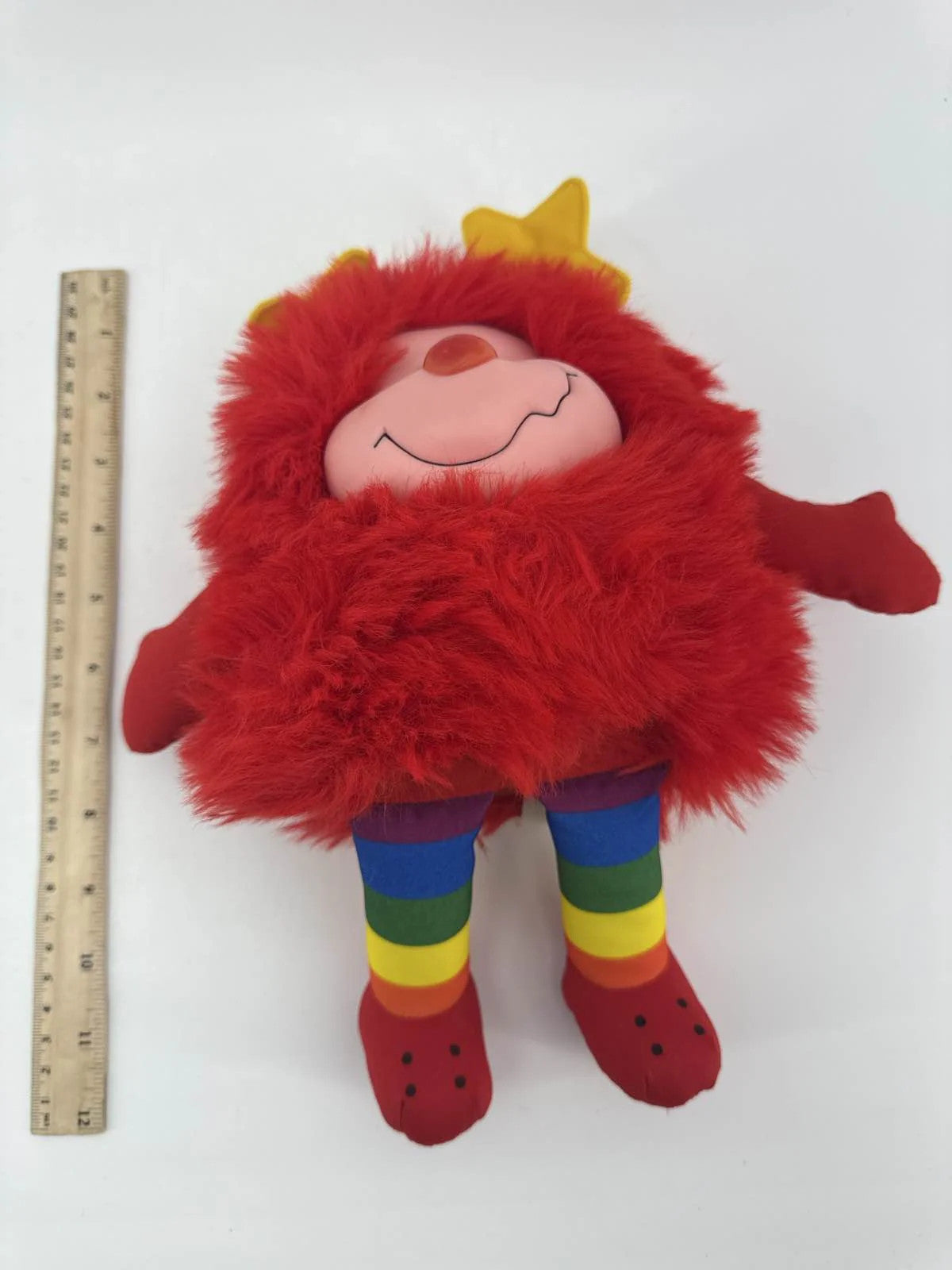 1983 Rainbow Brite Red Romeo Sprite Plush 11" Hallmark Mattel Stars 11quot