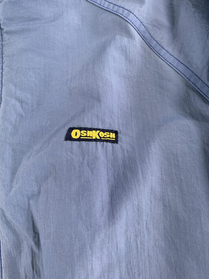 Vintage OshKosh B'Gosh Jacket Mens Medium Tall Blue Full Zip Fleece Lined 90s