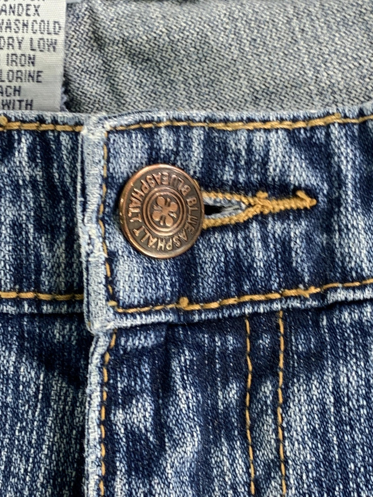 Blue Asphalt Jeans Womens 11 Blue Chloe Flare Stretch Denim Vintage Y2k 2000s