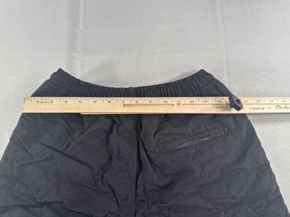 Zanerobe Shorts Mens 29 Black Drawstring Elastic Waist Lightweight Casual Zipper