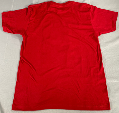 Mad Engine Familia T-Shirt XL Red Skeleton Hand Rose Graphic Tee Streetwear Art