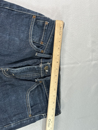 Levi's 511 Straight Leg Jeans W 31 L 32 Dark Wash Cotton Classic Fit Pockets
