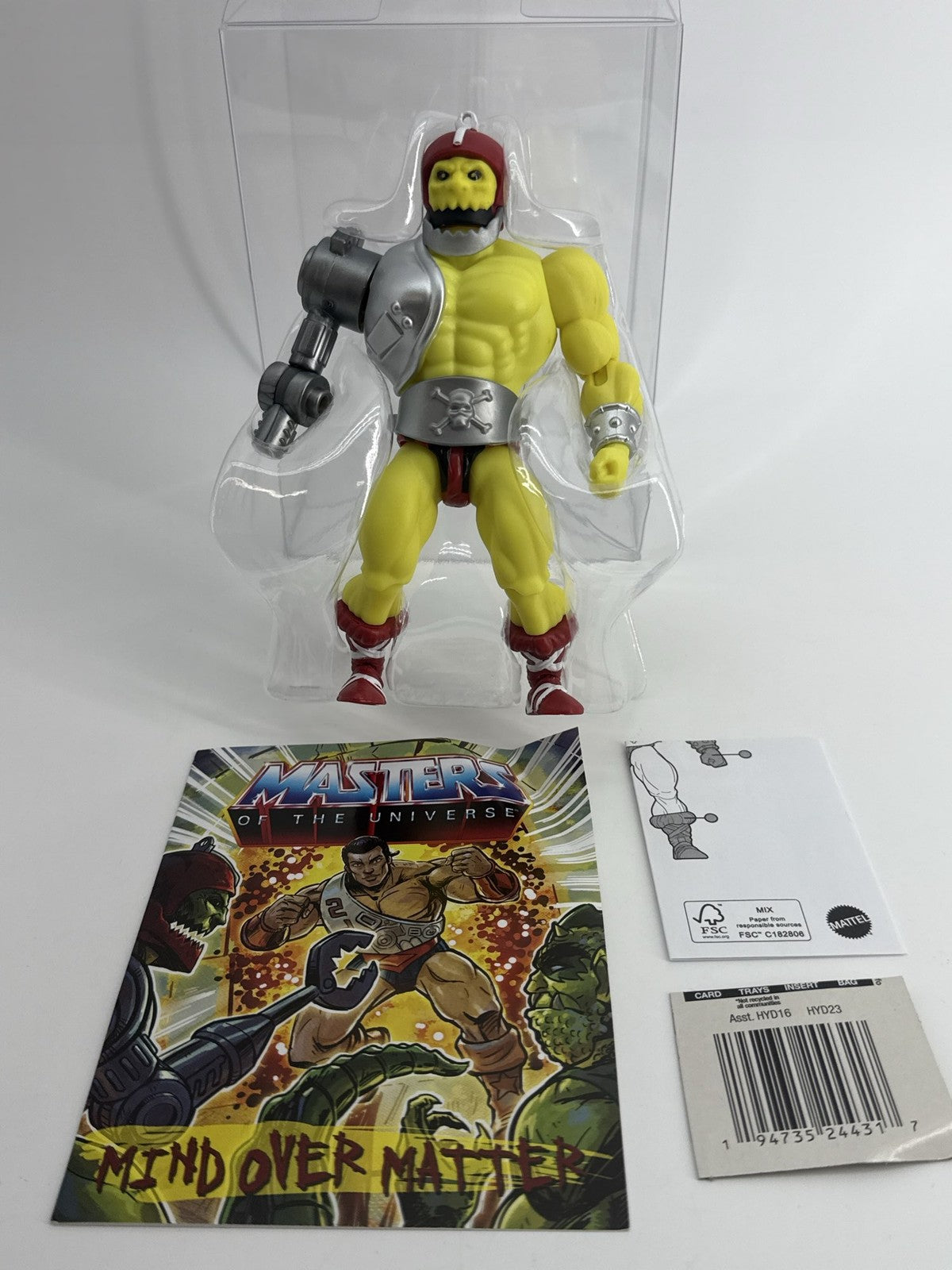 MOTU Origins Trap Jaw Action Figure Mind Over Matter Comic HYD23 Mattel Loose