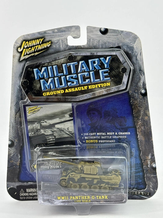 Johnny Lightning WWII Panther G Tank 1:100 Military Muscle Diecast Model New