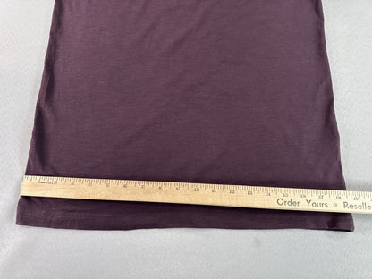 H&M Tank Top Purple M Cotton Blend Sleeveless Crewneck Regular Fit Lightweight