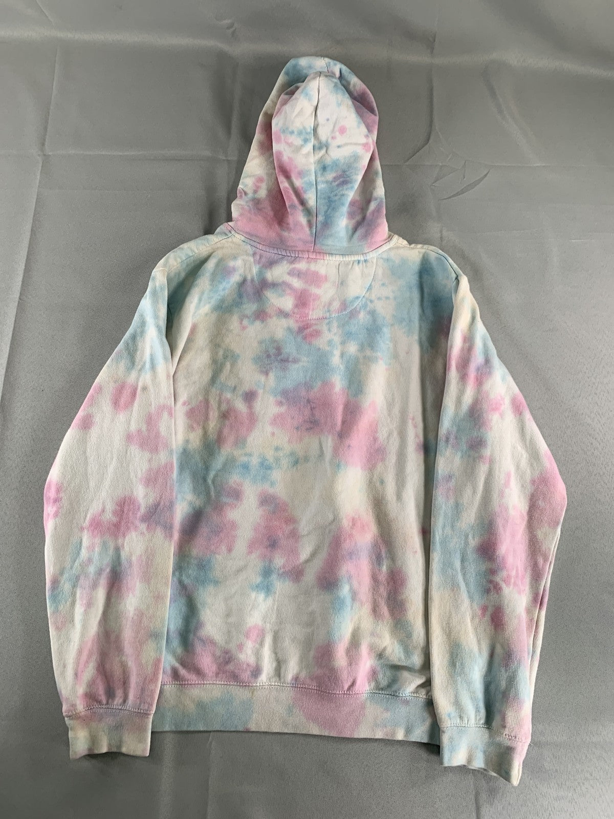 Demon Slayer Hoodie Mens Medium Tie Dye Anime Pullover Graphic Sweatshirt NWT