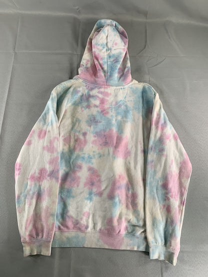 Demon Slayer Hoodie Mens Medium Tie Dye Anime Pullover Graphic Sweatshirt NWT