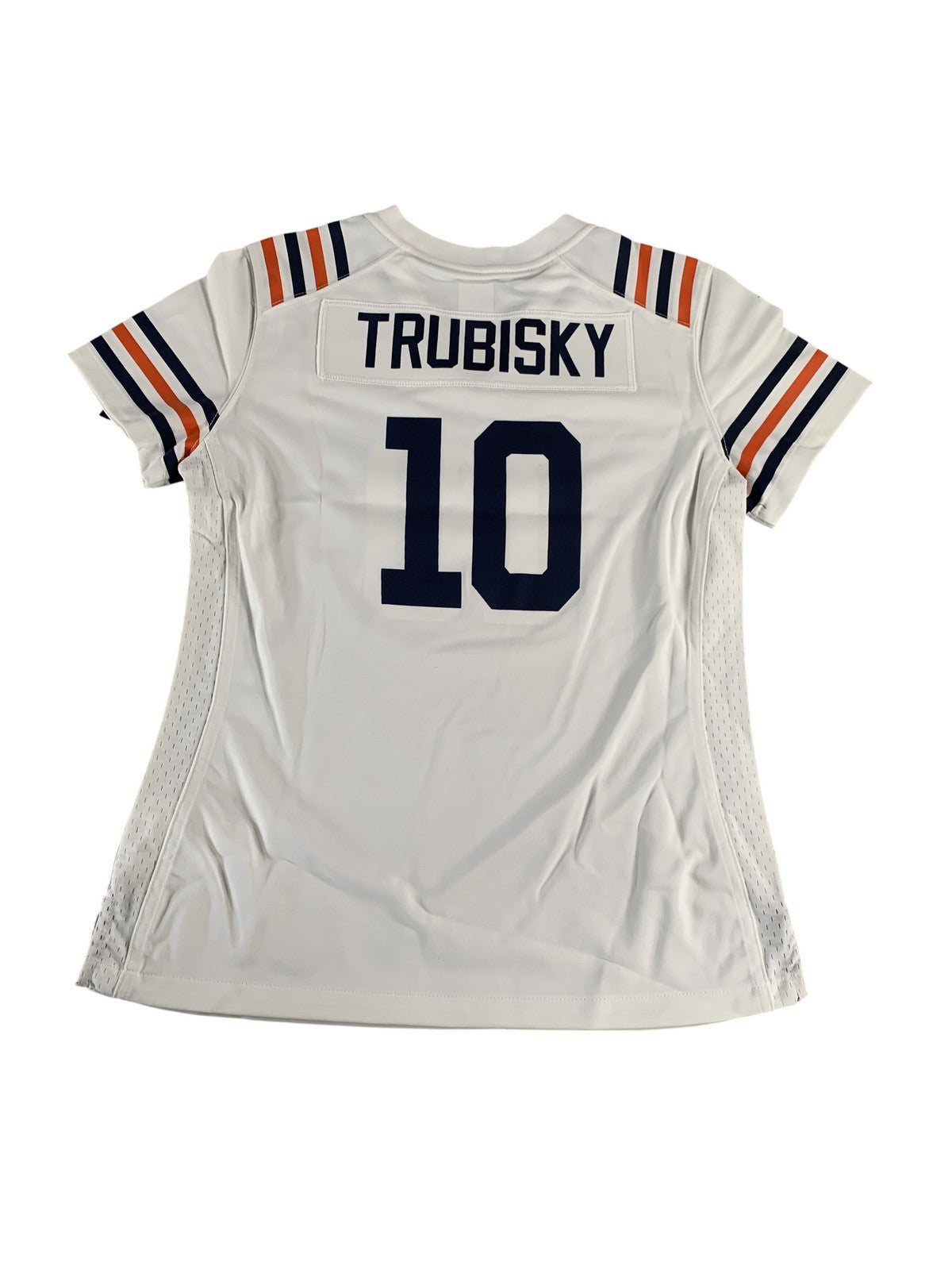 Chicago Bears Jersey Womens Small NFL Football Nike Trubisky 100th Anniversary