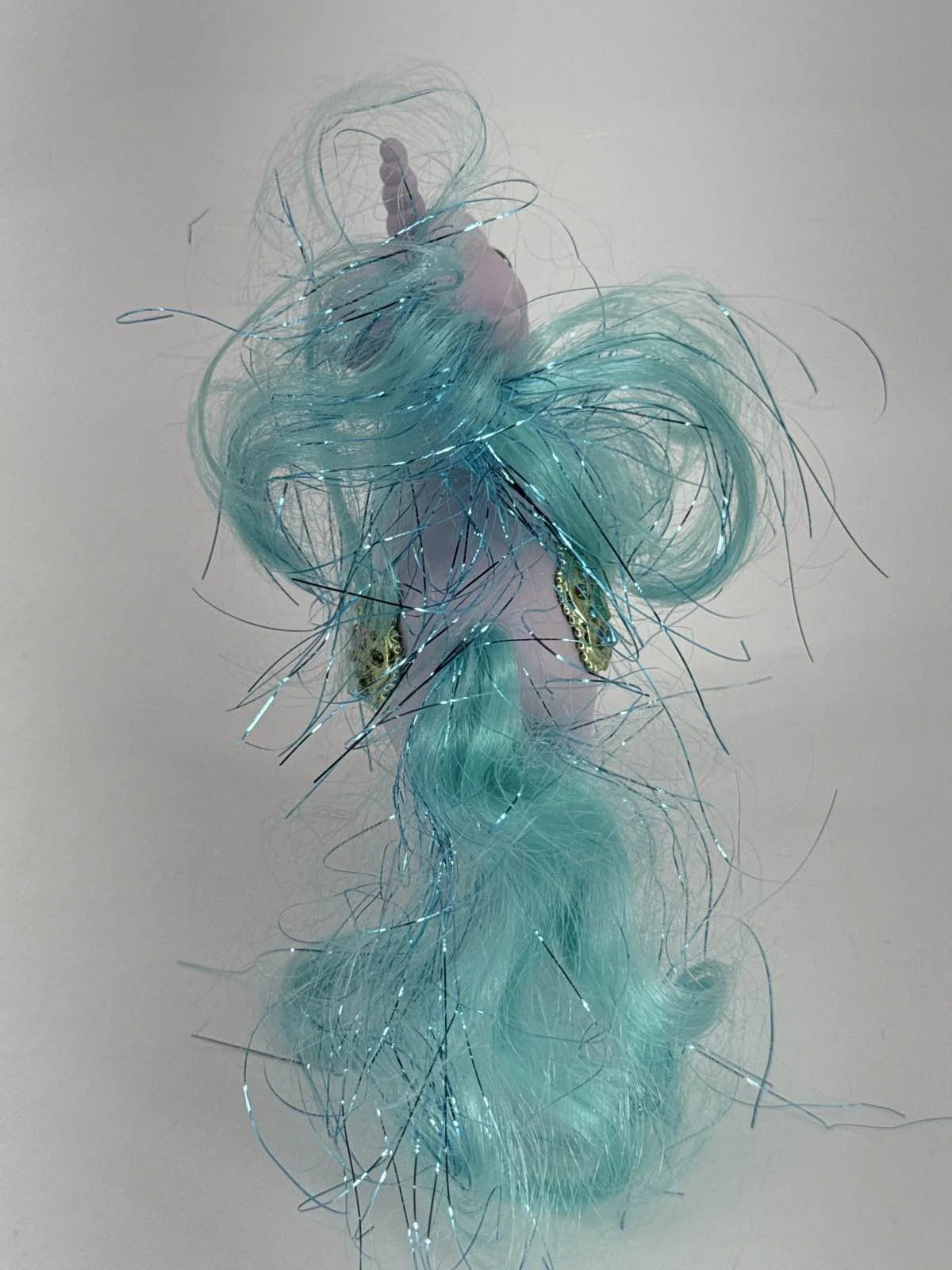 Princess Sparkle My Little Pony G1 Unicorn 1987 Hasbro Amethyst Turquoise Hair