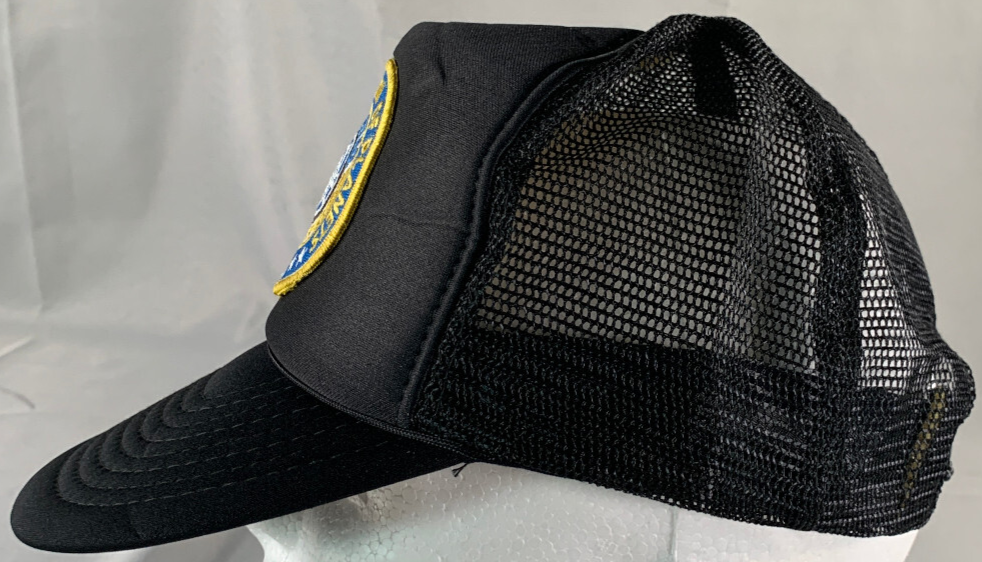 VTG SportCap Star Trek Trucker Hat Black Mesh Snapback United Federation OSFA
