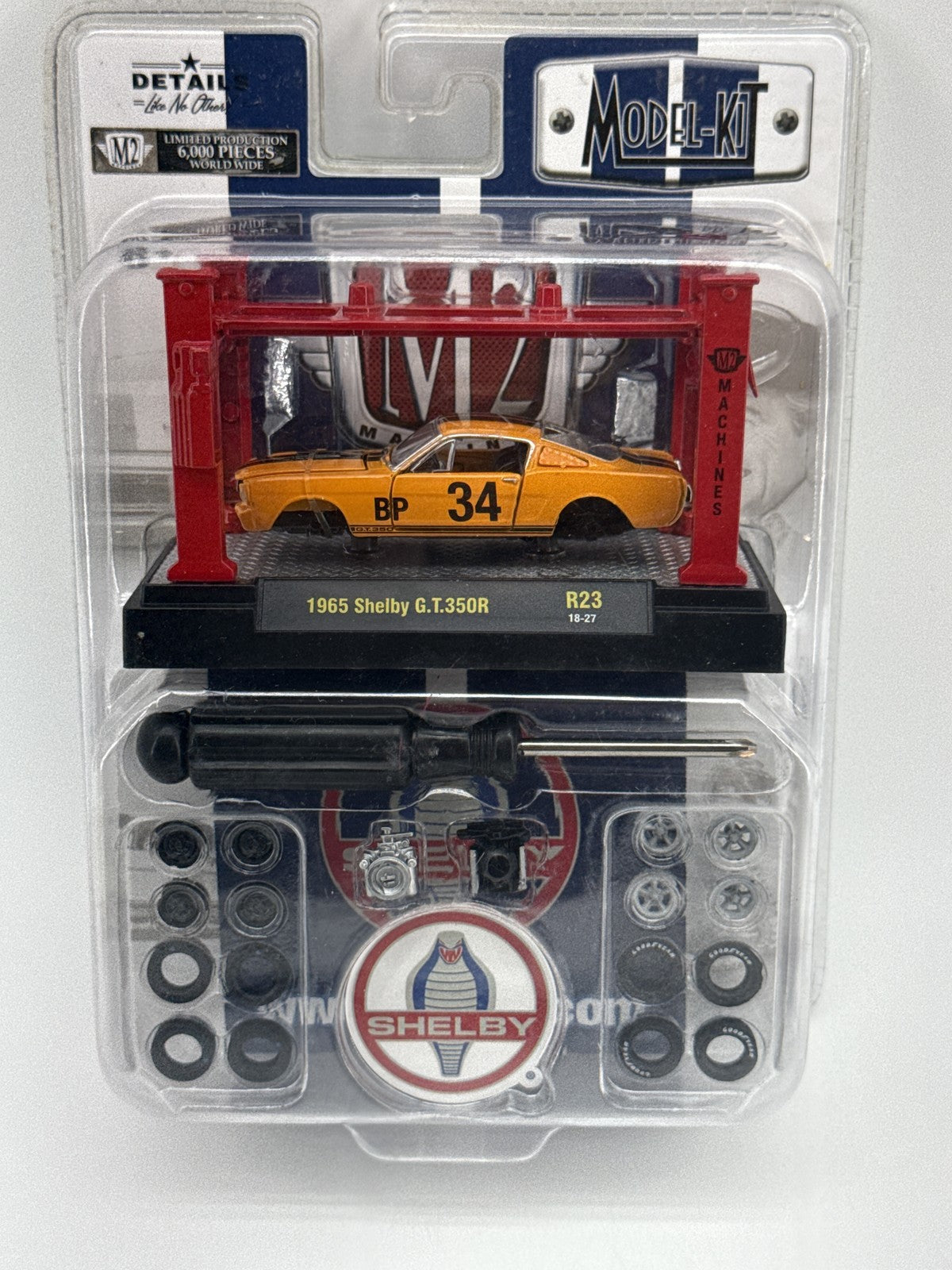Shelby G.T.350R Model Kit Die Cast Metal Limited Edition Automotive Collectibles