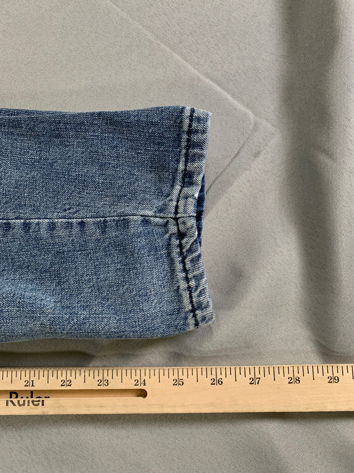 Machine Nouvelle Mode Jeans USA 27 Italy 41 Distressed Ripped Raw Hem Apparel