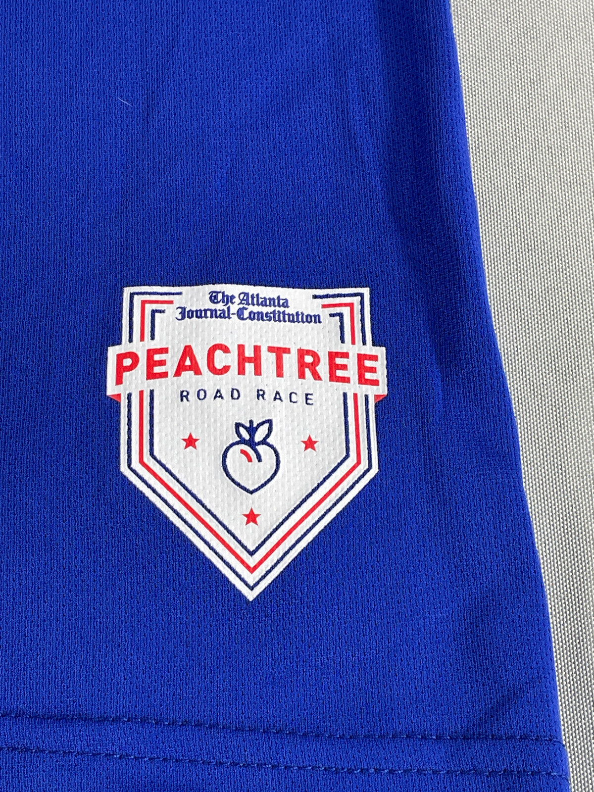 Adidas Peachtree Road Race 2023 Blue ATL Shirt L Aeroready Atlanta Event Tee