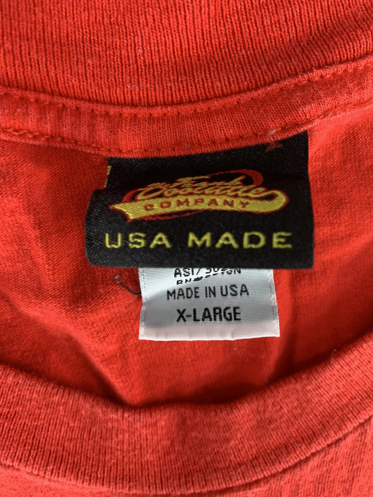 Electrical Workers Local 477 Shirt Mens XL Red Pocket Union Tee Made USA Cotton