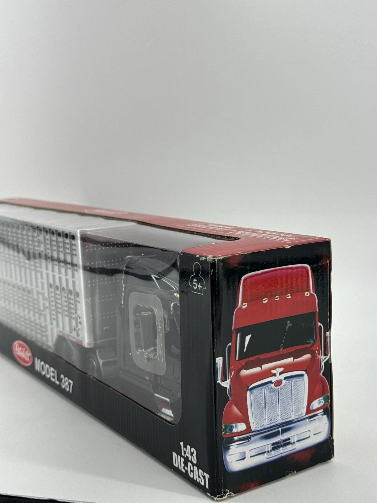 New Ray Peterbilt 387 Livestock Hauler Truck 1:43 Diecast Semi Tractor Unbranded