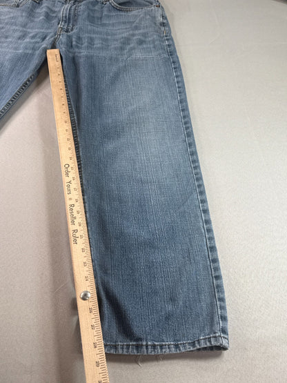 Levi Strauss Signature Capri Jeans Womens 10 Light Wash Denim Mid Rise Crop