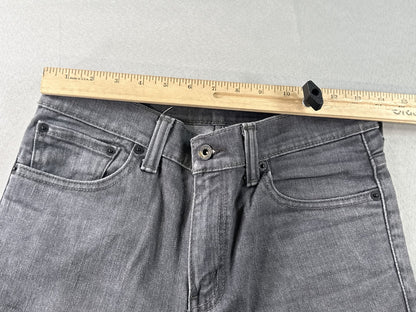 Levi's 510 Straight Leg Jeans 31x32 Gray Stretch Denim Regular Fit pocket Slim