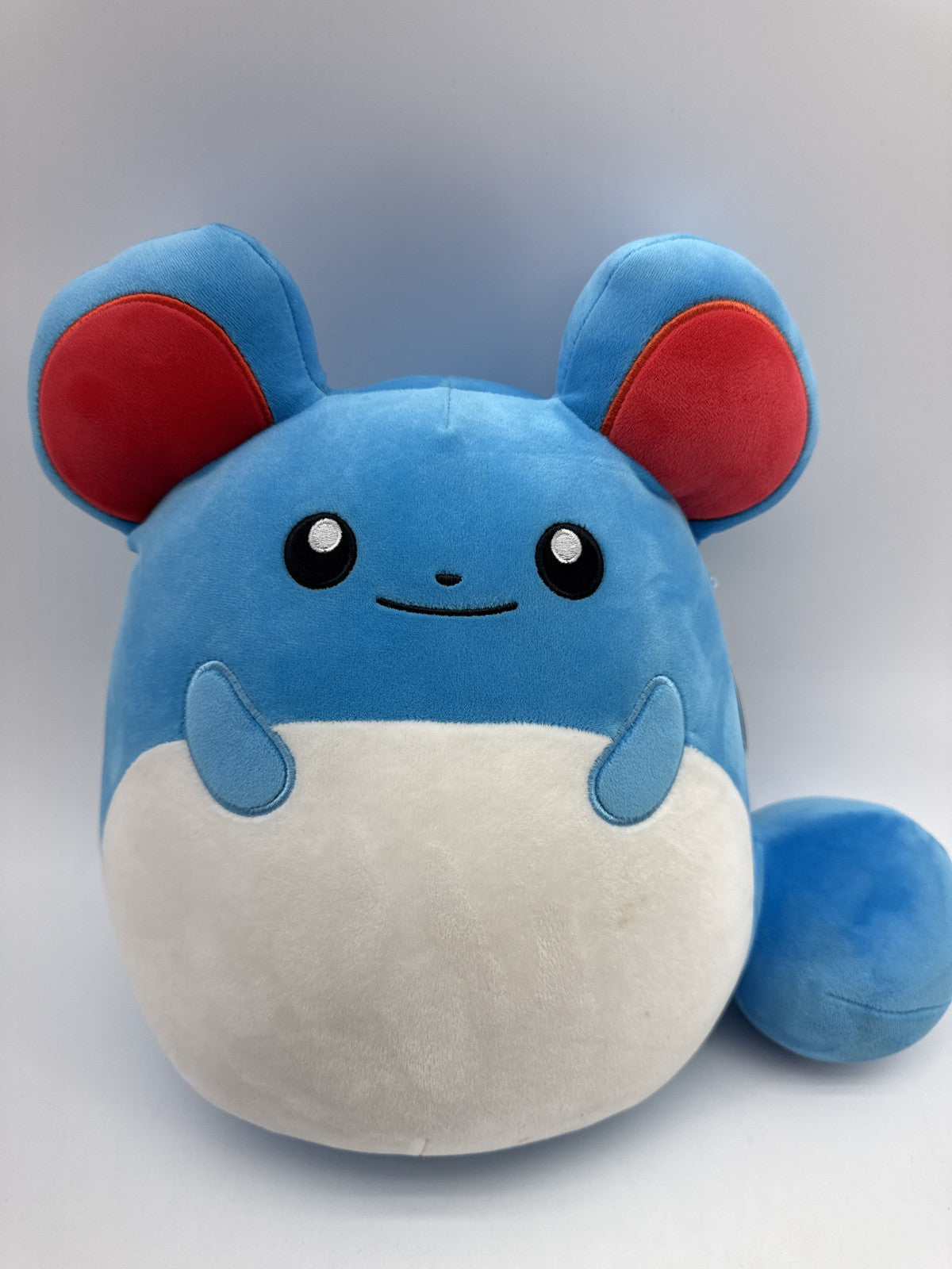 Pokémon Marill Plush Toy 12" Blue Polyester Stuffed Animal Soft Pokemon Center