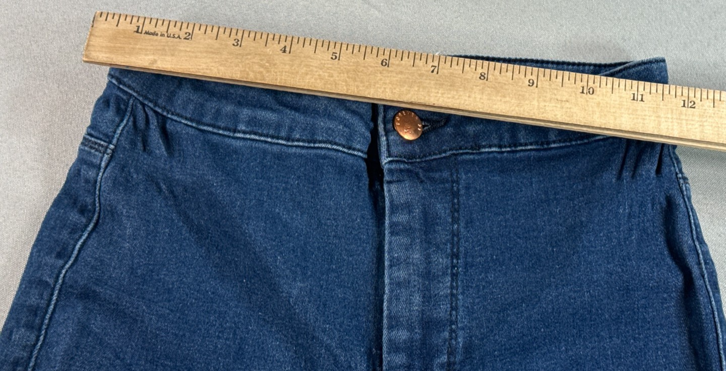 Forever 21 Skinny Jeans Womens 26 Blue Distressed High Rise Stretch Denim