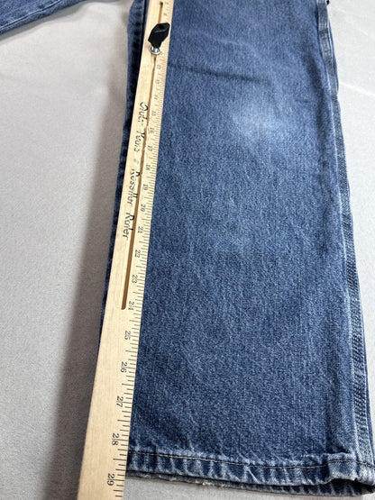 Wrangler Jeans 29 x 30 Mens 29x30 Blue Denim Straight Leg Vintage Wash Cotton