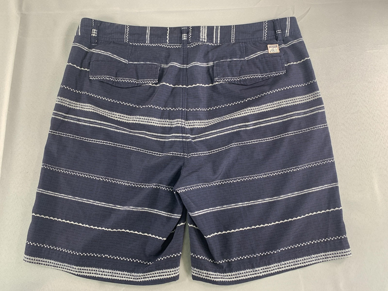 Surfside Supply Shorts Mens 36 Stripe Drawstring Swim Trunks Boardwalk Apparel