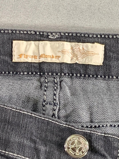 Flying Monkey Gray Skinny Jeans Size 9 Stretch Mid Rise USA Made Classic Fit