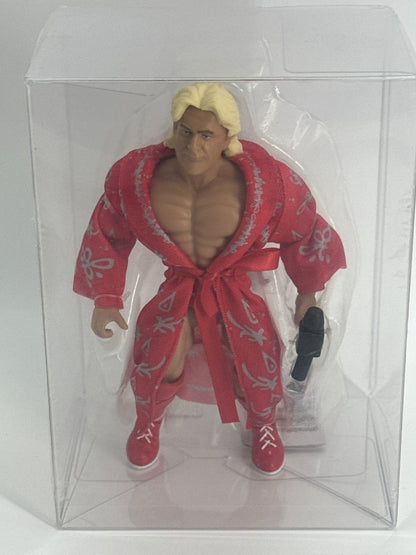 WWE Ultimate Edition Ric Flair Figure Red Robe Mattel 6719 Loose Extra Hands Mic