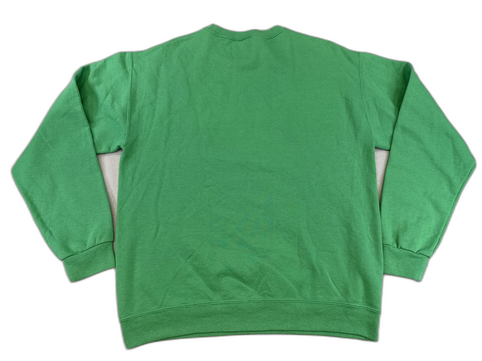 JERZEES Dinosaur Cartoon Sweatshirt M Green Cotton Polyester Pullover