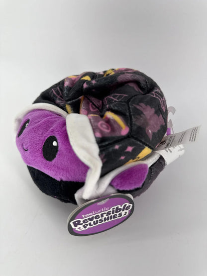 TeeTurtle Reversible Plush Halloween Bride & Frankenstein Set NWT Emo Happy Mood