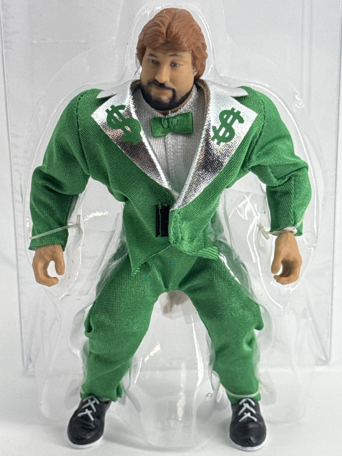 WWE Elite Ted DiBiase Million Dollar Man Green Suit 6721 Loose Complete Alt Hand