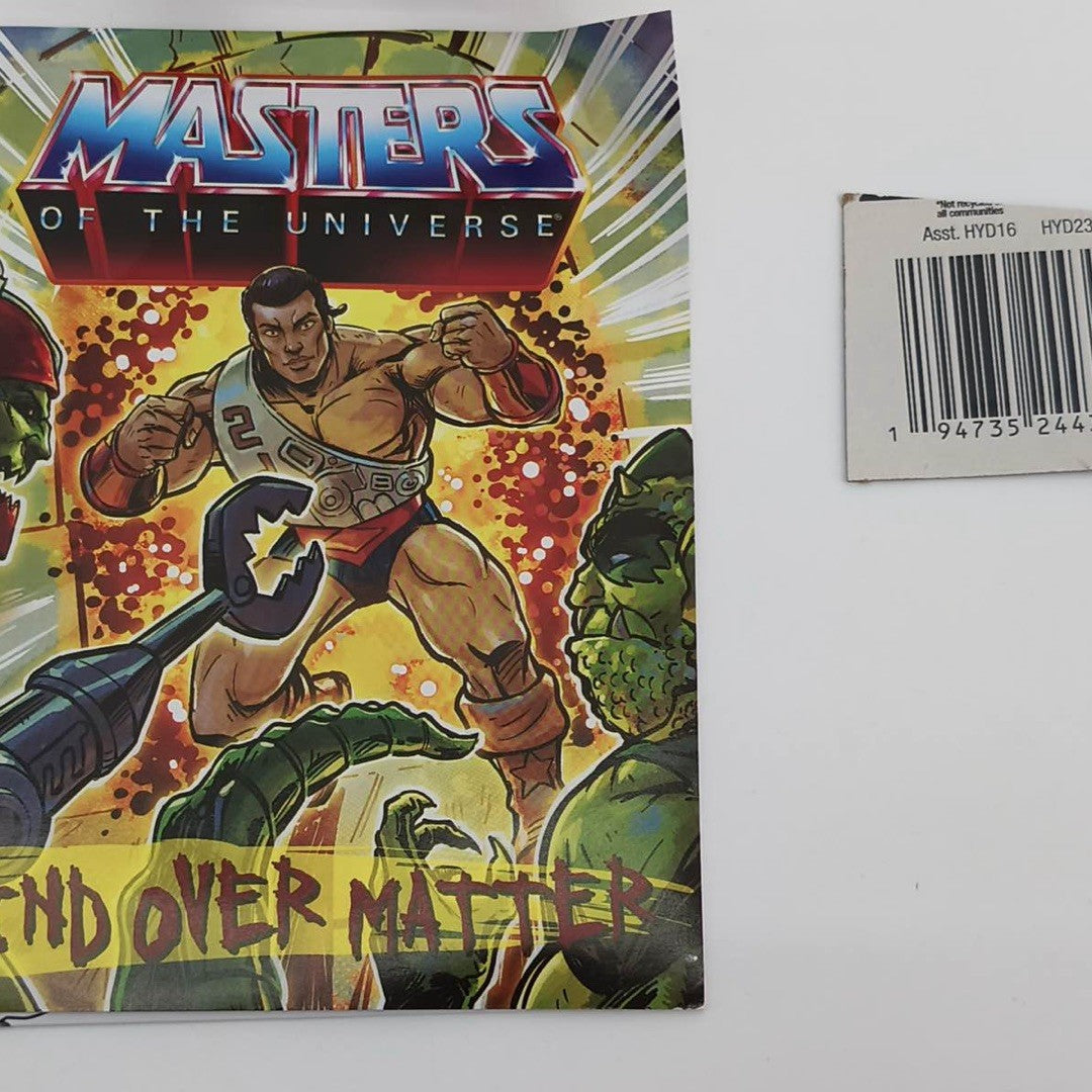 Trap Jaw MOTU Origins Mini Comic Version Mattel 2022 Figure Masters  Red Acrylic